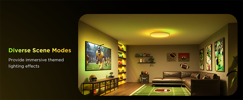 چراغ سقفی هوشمند 38 سانتی گووی Govee Smart Ceiling Light Pro H60A6