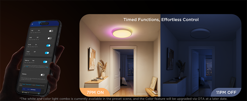 چراغ سقفی هوشمند 38 سانتی گووی Govee Smart Ceiling Light Pro H60A6