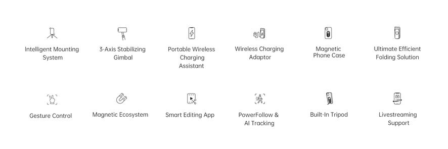 گیمبال پاوربانک بی‌سیم گوشی هوشمند پاور ویژن مدل PowerVision S1