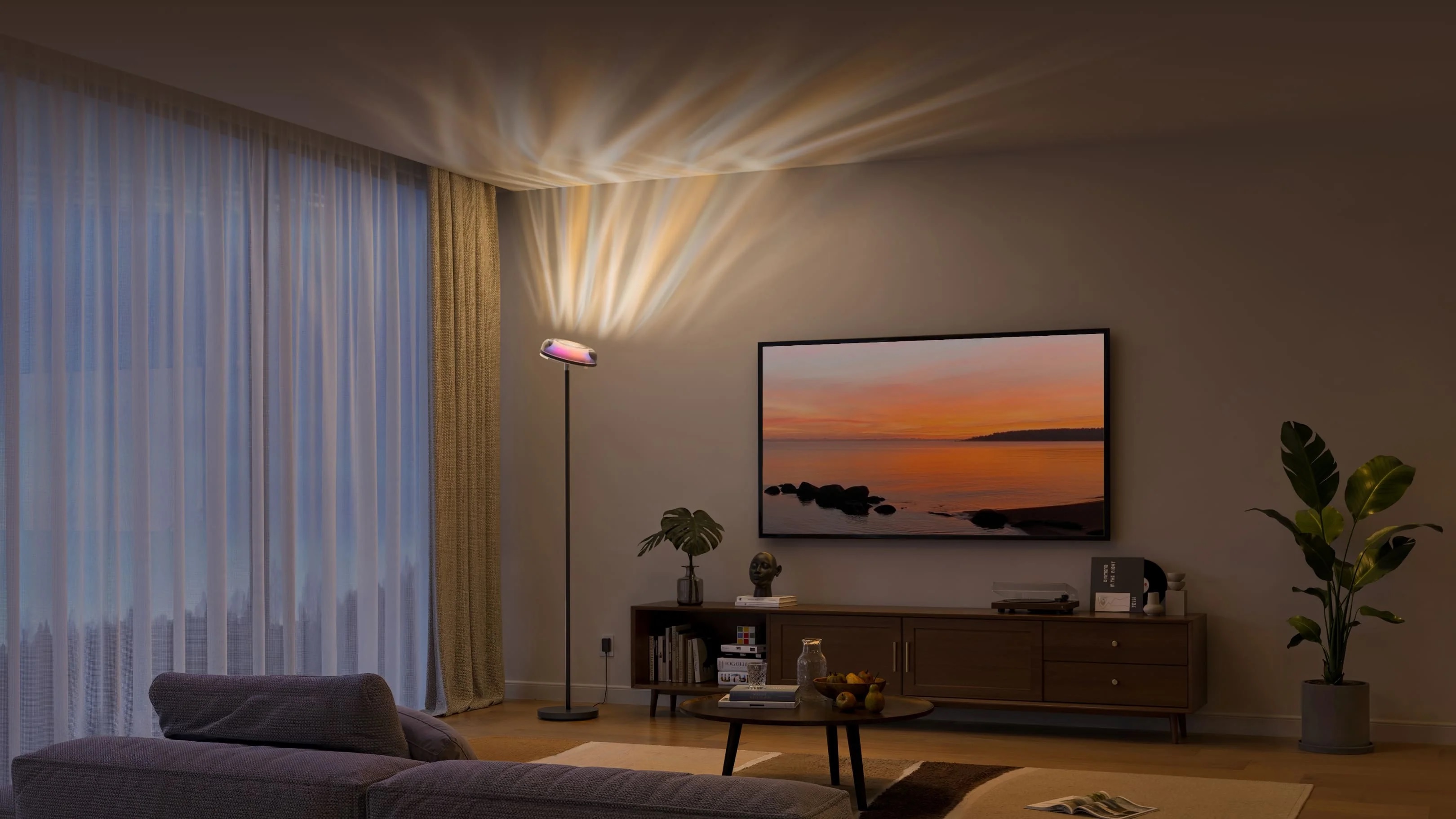 چراغ هوشمند گووی مدل Govee Uplighter Floor Lamp H60B0