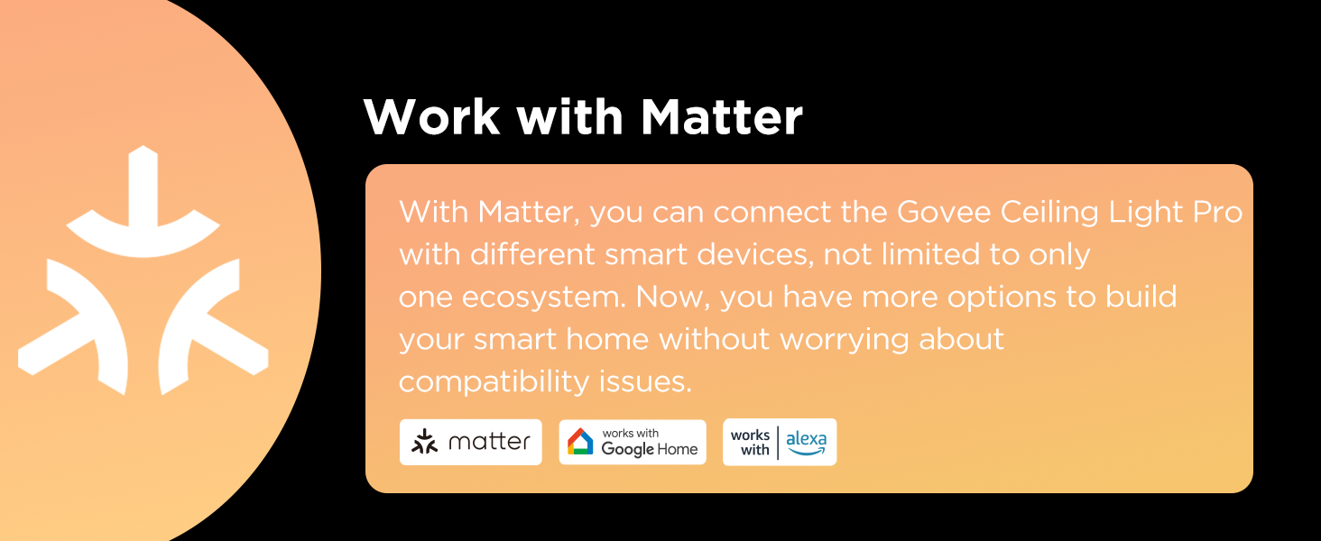 چراغ سقفی هوشمند 38 سانتی گووی Govee Smart Ceiling Light Pro H60A6