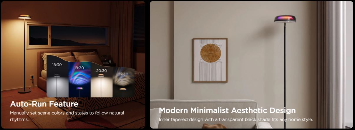 چراغ هوشمند گووی مدل Govee Uplighter Floor Lamp H60B0