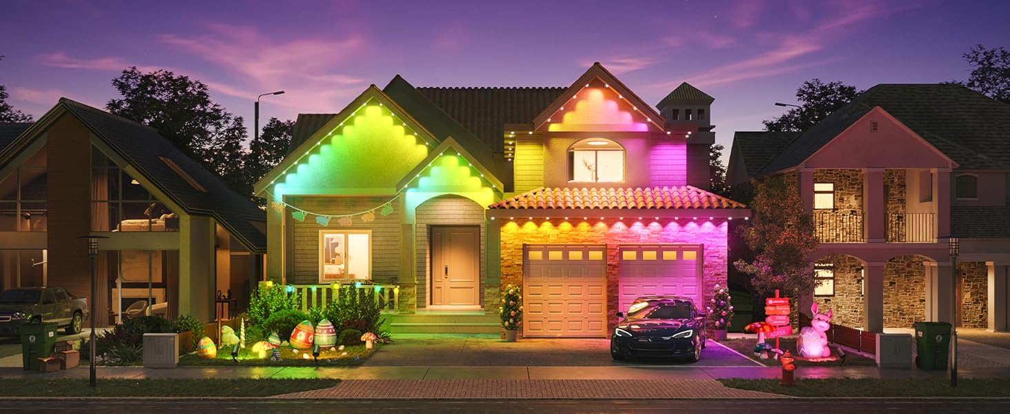 ریسه هوشمند فضای باز 30 متری گووی Govee Permanent Outdoor Lights 2 H705E