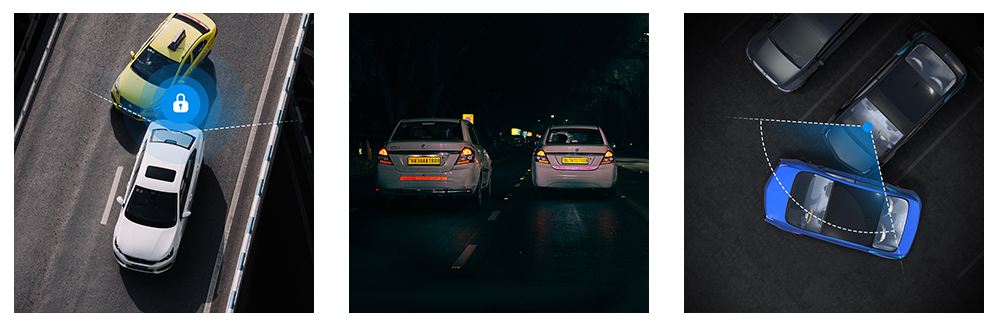 دوربین خودرو دش کم 360 دید در شب رنگی مدل Dash Cam G500H
