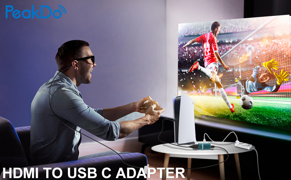 مبدل PeakDo 4K HDMI to Type-C Female to Female Adapter