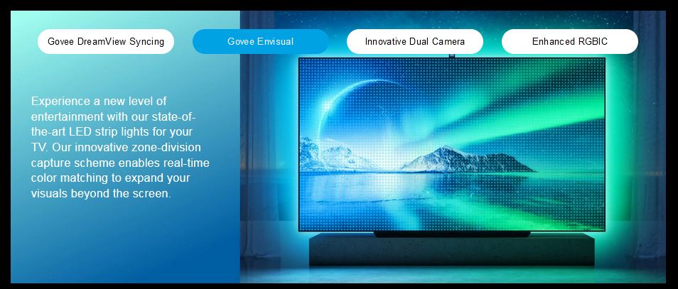 ریسه هوشمند تلویزیون 55-65 اینچ گووی مدل Govee TV Backlight T2