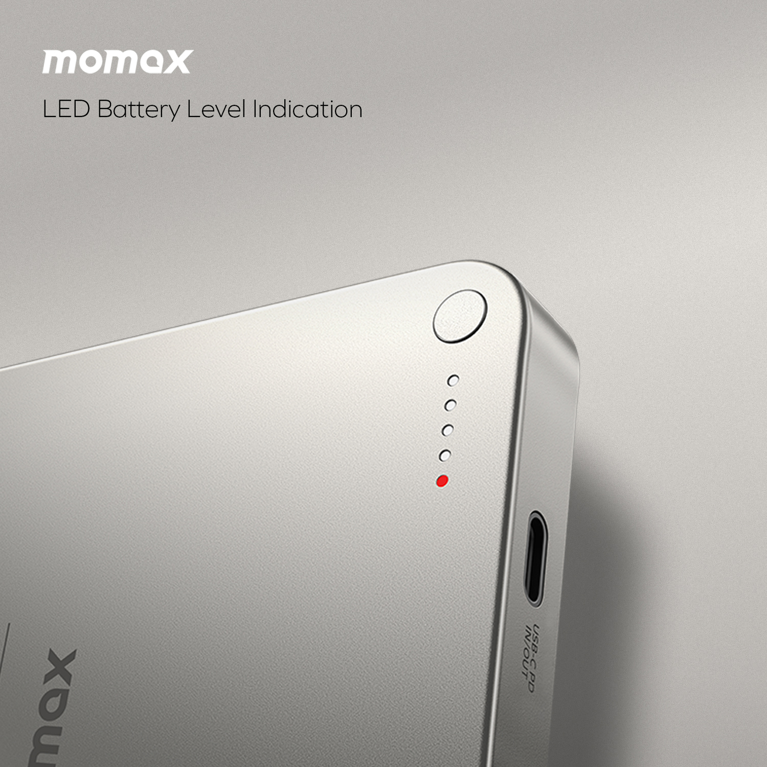 پاوربانک بیسیم  مگنتیک 15 وات 10000 میلی‌آمپر مومکس مدل Momax Q.Mag X1 IP117
