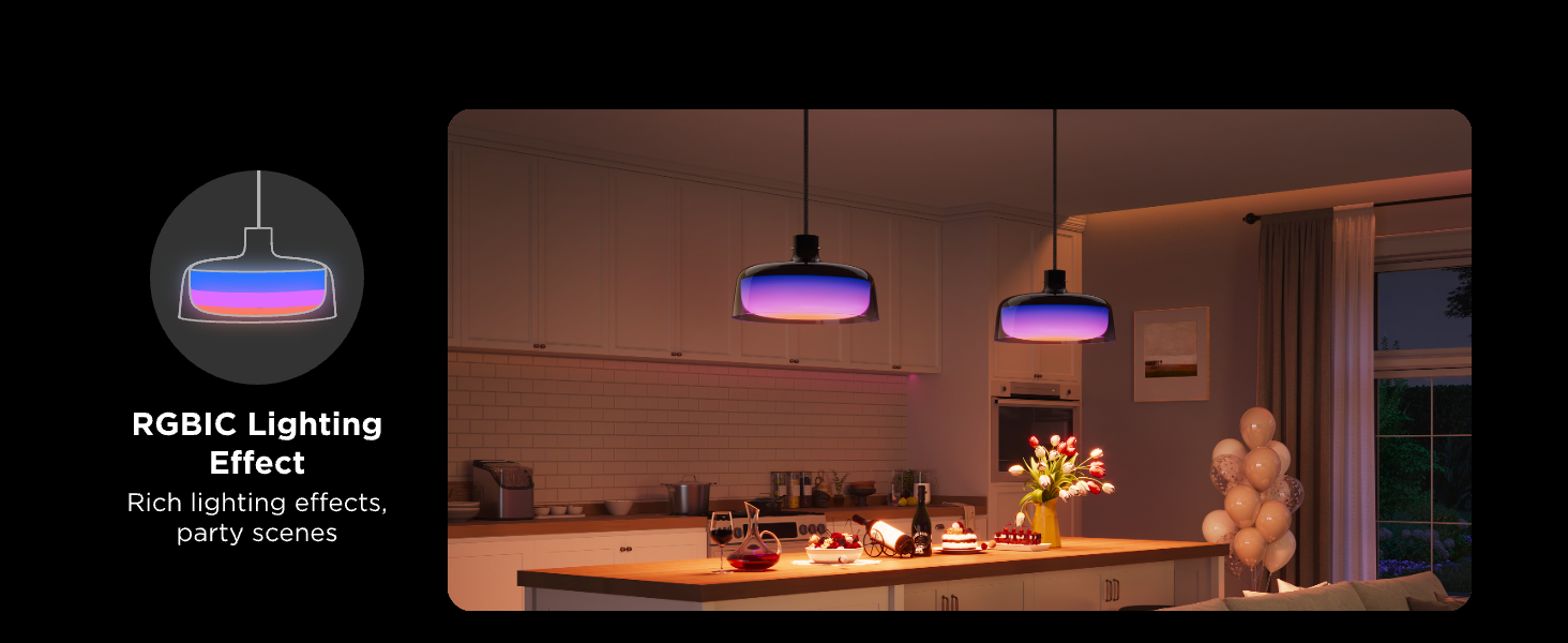 چراغ آویز هوشمند 30 سانتی گووی Govee Pendant Light H60C1