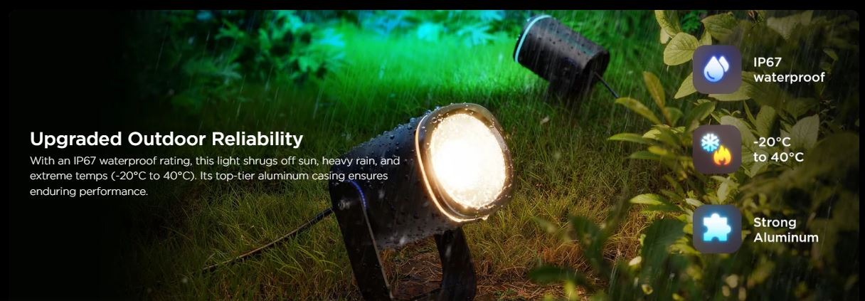 پروژکتور هوشمند فضای باز گووی Govee Outdoor Spotlights 2
