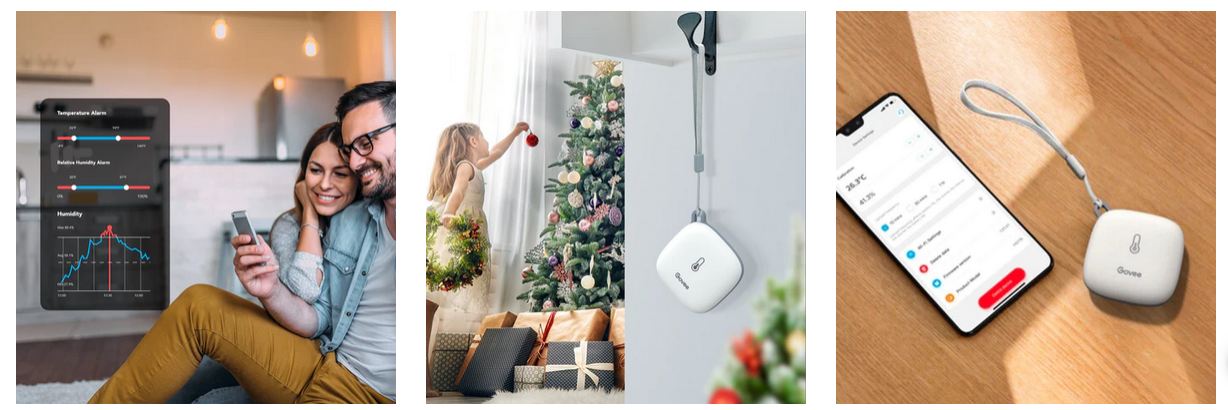 دماسنج و رطوبت‌سنج هوشمند گووی مدل Govee Wi-Fi Thermo-Hygrometer H5179