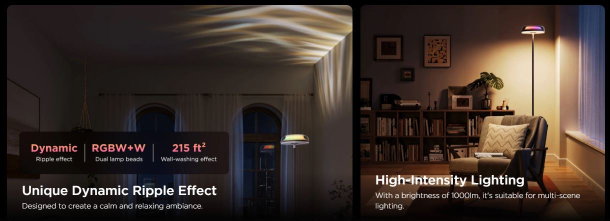 چراغ هوشمند گووی مدل Govee Uplighter Floor Lamp H60B0