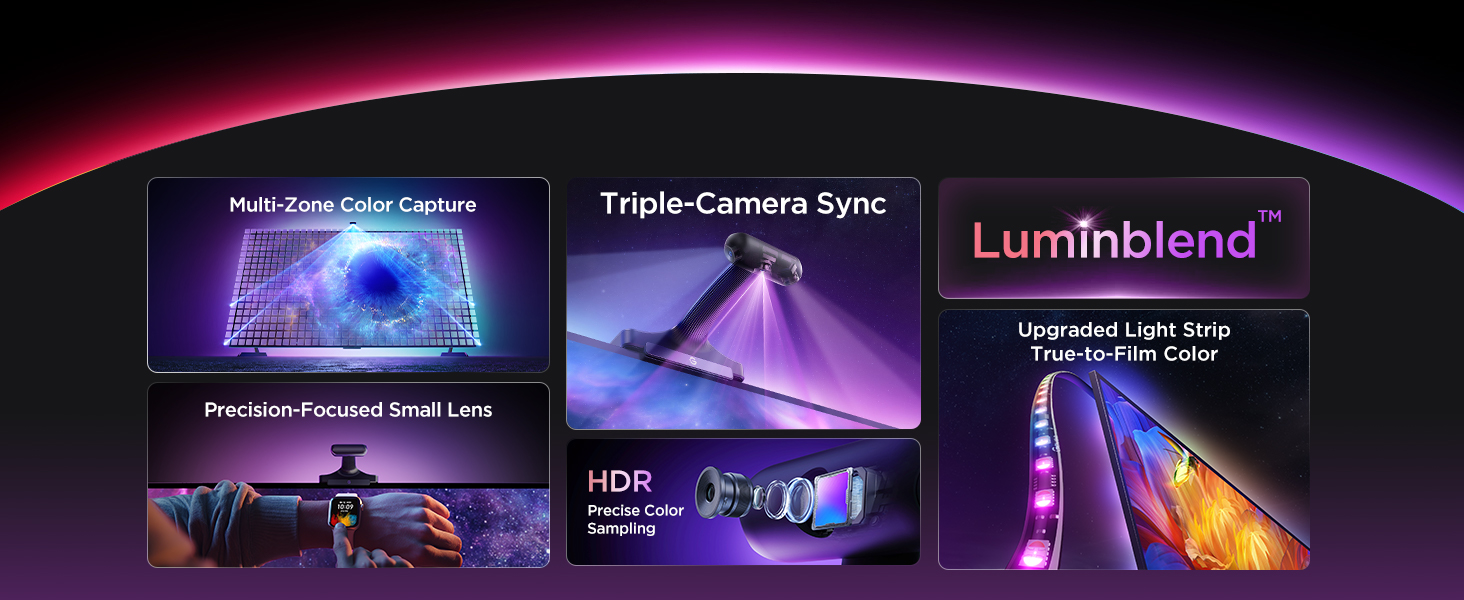 ریسه هوشمند تلویزیون 55-65 اینچ گووی Govee TV Backlight 3 Pro H66A0