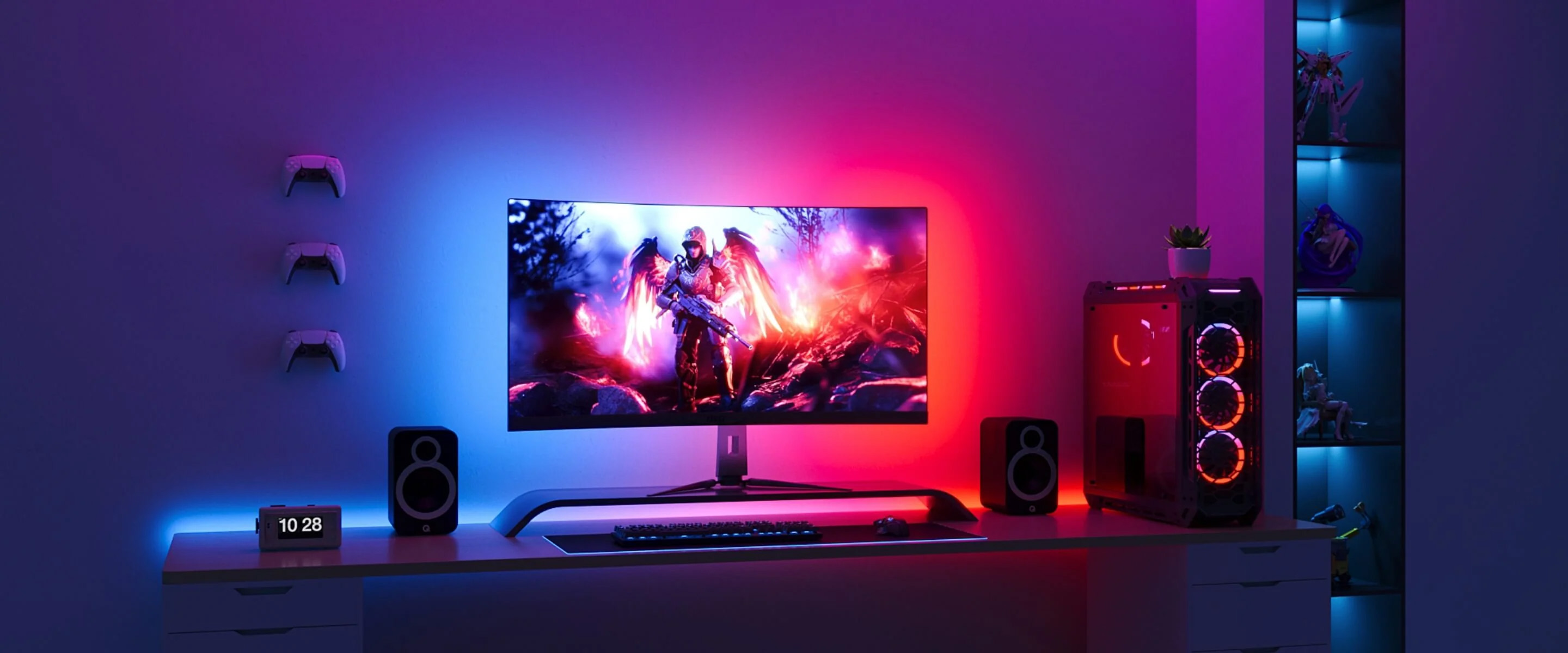 ریسه هوشمند مانیتور 27-34 اینچ گووی مدل Govee Gaming Light Strip G1