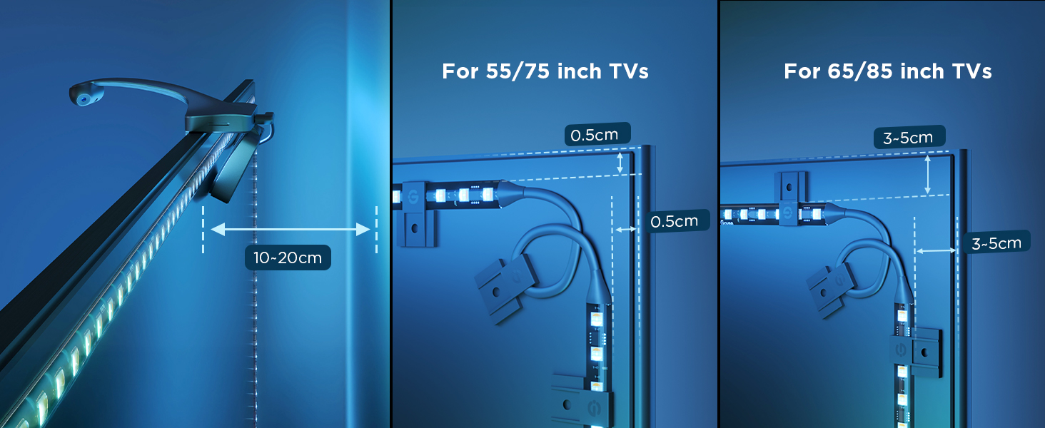 ریسه هوشمند تلویزیون 55-65 اینچ گووی Govee TV Backlight 3 Pro H66A0