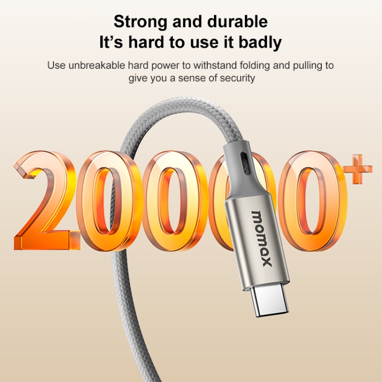کابل 100 وات 1 متری USB-C USB3.2 مومکس مدل Momax Elite 100W DC31