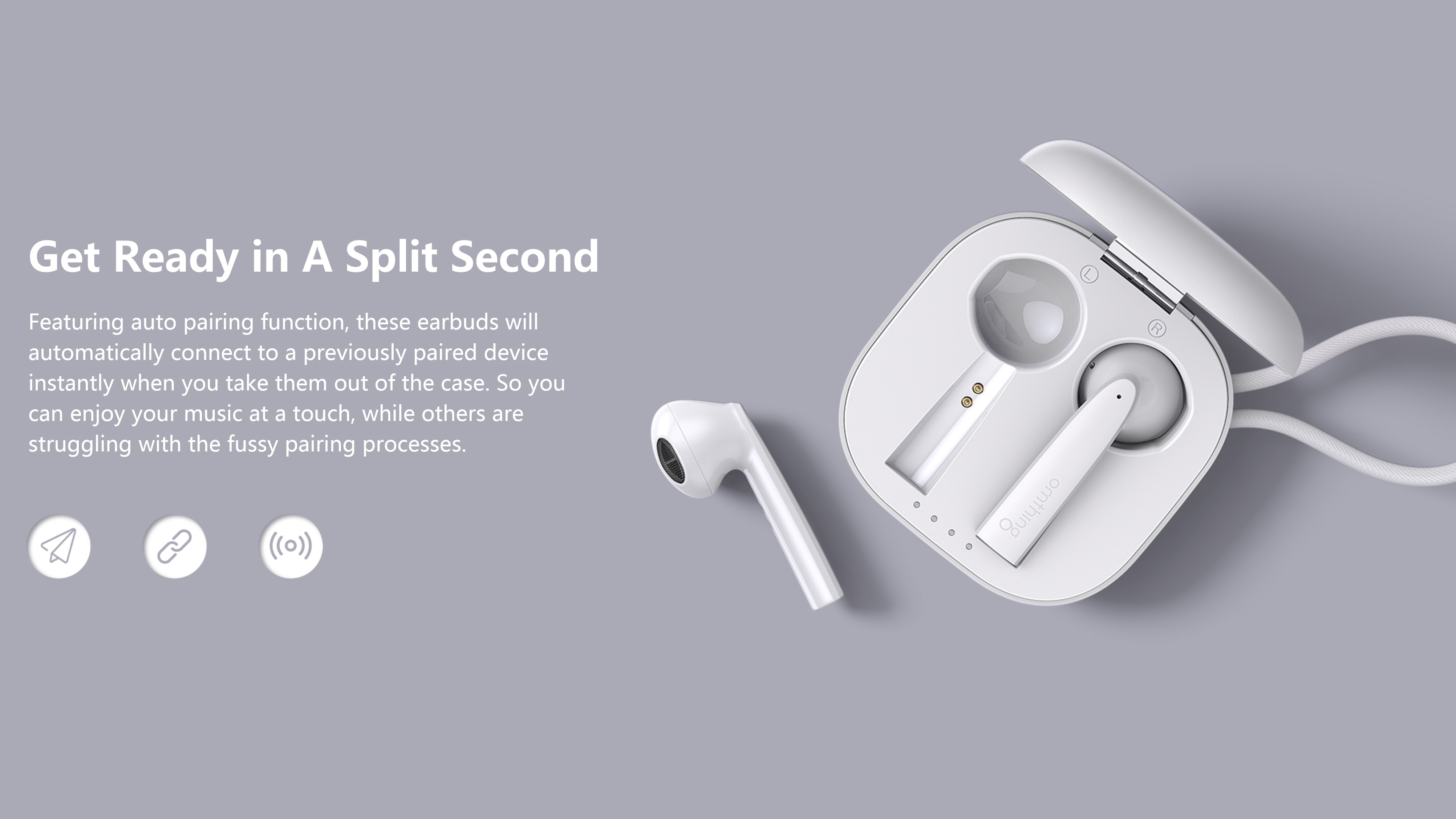 هدفون بیسیم امتینگ وانمور 1more omthing airfree pods headphone