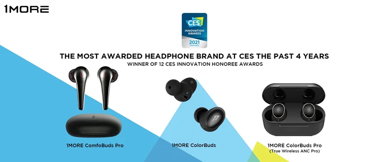 1MORE دریافت 3 جایزه نوآوری CES