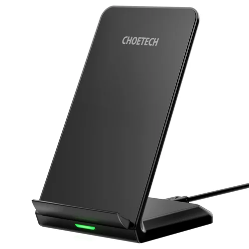 شارژر سریع بی‌سیم شارژ سریع 10 وات و پایه نگهدارنده گوشی چویتک مدل T524-S
