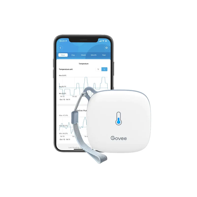 دماسنج و رطوبتسنج هوشمند بی سیم  گووی مدل Govee Wi-Fi Thermo-Hygrometer H5179