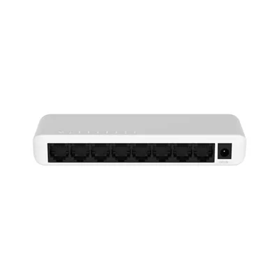 سوئیچ شبکه اترنت دارای 8 پورت 10/100 دارای پهنای باند 1.6Gbps اچ آر یو آی +HRUI HR-SW0080