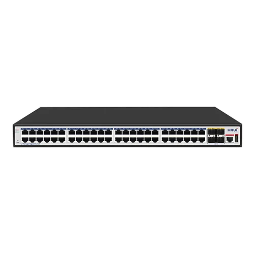 سوئیچ شبکه اترنت مدیریتی ۴۸ پورت و ۴ پورت GSFP۱۰ پهنای باند Gbps۱۷۶ اچ آر یو آی مدل  HRUI HR-SWTG3448S