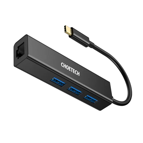 هاب 4پورت USB-C به RJ45 چویتک مدل HUB_U02