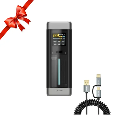 پاوربانک 210 وات 25000 میلی‌آمپر P23 کاکتک مدل CUKTECH 20 Power Bank 25000mAh 210W MAX