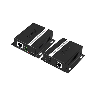 PoE Extender قابلیت انتقال برق PoE و انتقال دیتا تا فاصله ۸۰۰ متری اچ ار یو ای HRUI HR-PE08-SV_HR-PE08-IPC