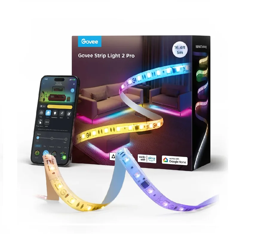 ریسه هوشمند 5 متری قابل برش گووی مدل Govee Strip Light 2 Pro H61F5