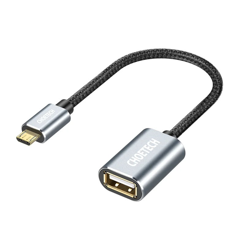 کابل OTG تبدیل Micro USB به ورودی USB چویتک مدل AB0013