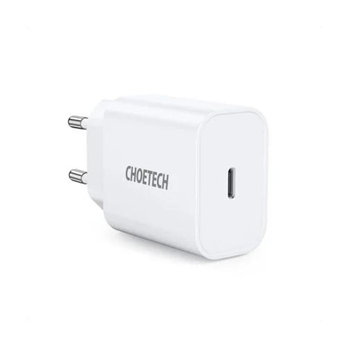 شارژر دیواری شارژ سریع 20 وات USB C چویتک مدل CHOETECH PD5005
