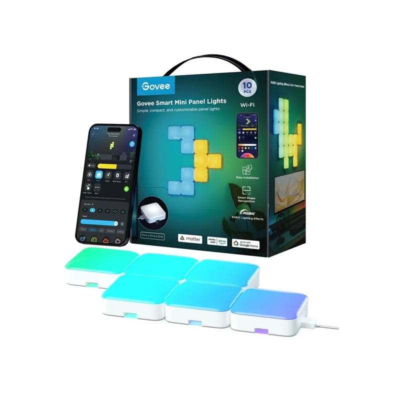 پنل روشنایی هوشمند گووی   Govee Mini Panel Lights H8069