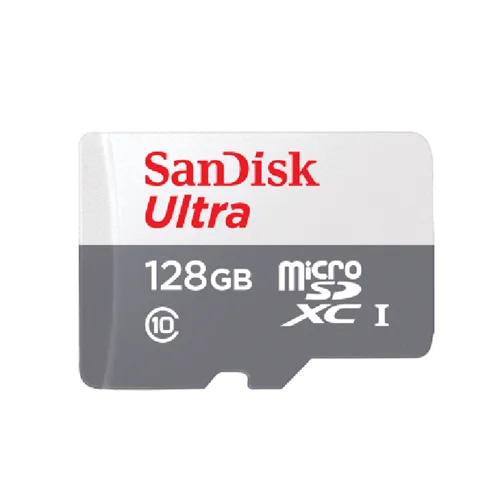 کارت حافظه microSDXC سن دیسک مدل Ultra A1 کلاس 10 استاندارد UHS-I سرعت 100MBps ظرفیت 128 گیگابایت