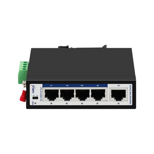 سوئیچ  4 پورت 10/100M PoE و 1 پورت 10/100M Uplinkصنعتی اچ ار یو ای HRUI HR500-AF-41