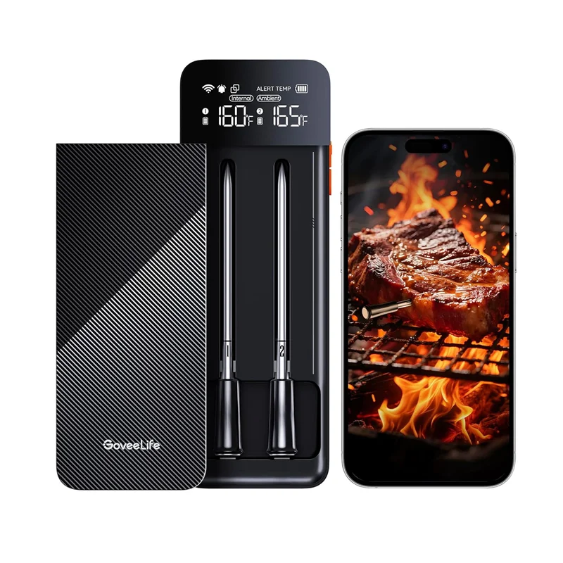 دماسنج گوشت ومرغ باربیکیو بیسیم دیجیتال گووی GoveeLife Wireless Meat Thermometer H5192