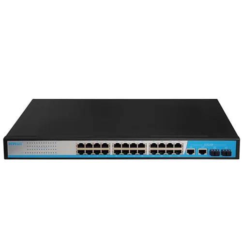 سوئیچ 24 پورت 10/100M PoEو 2 پورت Uplink گیگ+ 2 SFP گیگ