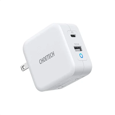 شارژر دیواری سریع 65 وات USB Type C چویتک مدل PD8002