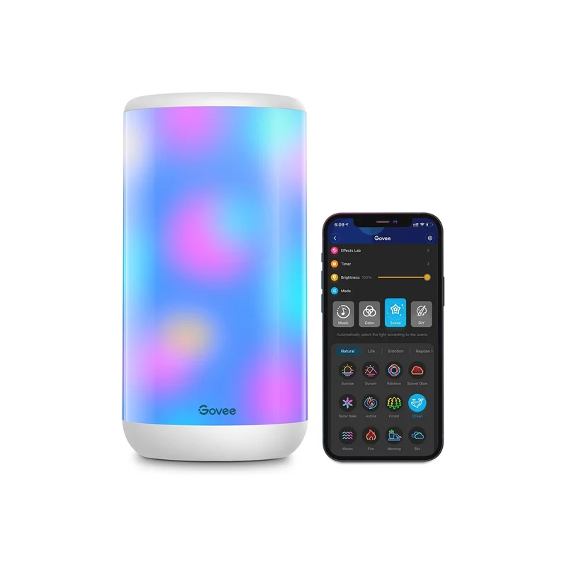 چراغ هوشمند رومیزی گووی مدل Govee Aura Smart Table Lamp H6052