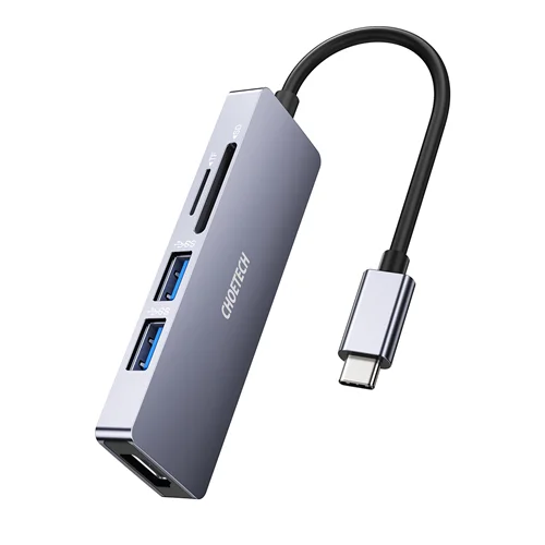 هاب 5پورت USB_C به HDMI چویتک مدل HUB_M18