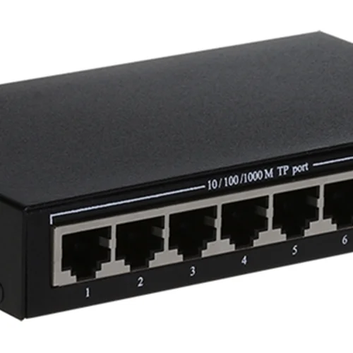 سوئیچ شبکه اترنت ۸ پورت ۱۰/۱۰۰ پهنای باند ۱.۶Gbps  اچ ار یو ای HRUI HR-SW0080