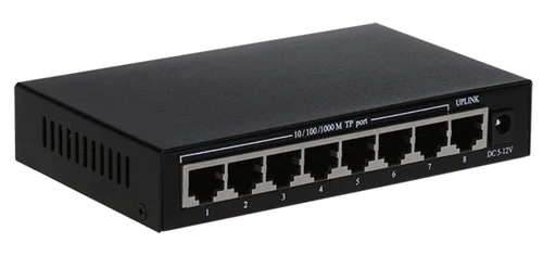سوئیچ شبکه اترنت ۸ پورت ۱۰/۱۰۰ پهنای باند ۱.۶Gbps  اچ ار یو ای HRUI HR-SW0080