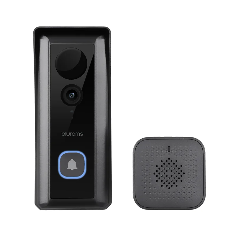 زنگ ویدیویی بی‌سیم 2K بلورمز مدل Blurams Doorbell D10C