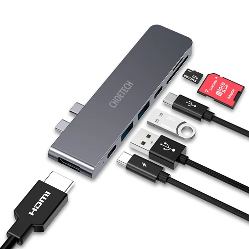 هاب 7 پورت USB Type-C چویتک مدل HUB_M14