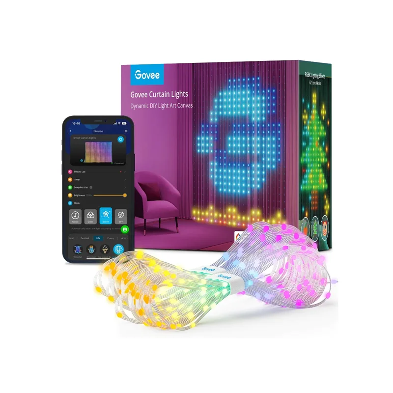 ریسه هوشمند پردهای گووی مدل Govee Curtain Lights H70B1